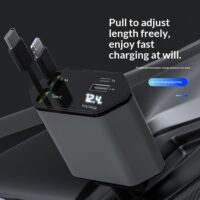 0321fae6-6f27-470e-a130-96b1c4406c2b_trans.jpeg 4 In 1 Retractable Car Charger Fast Car Phone Charger 120W With USB Type C Cable