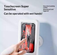 12e7bccb-fa54-4e41-89fe-68728ec9d350_trans.jpeg Bathroom Waterproof Mobile Phone Box Bluetooth Speaker Audio Bath TV Stand Mobile Phone Holder 360 Degree Rotation Touch Screen