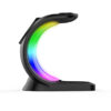 3f2b9f62-e790-4550-80b3-a333b7d7c7f7.jpg 4 In 1 Magnetic Wireless Charger Fast Charging For Smart Phone Atmosphere Light Charging Station For Airpods Pro I-phone Watch