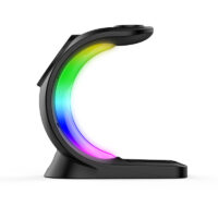3f2b9f62-e790-4550-80b3-a333b7d7c7f7.jpg 4 In 1 Magnetic Wireless Charger Fast Charging For Smart Phone Atmosphere Light Charging Station For Airpods Pro I-phone Watch