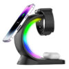 6da64e9b-f353-419a-9be1-13f716dfd91b.jpg 4 In 1 Magnetic Wireless Charger Fast Charging For Smart Phone Atmosphere Light Charging Station For Airpods Pro I-phone Watch