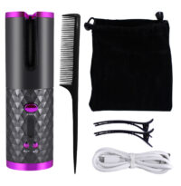 Automatic Hair Curler – Rechargeable Rotating Curling Iron