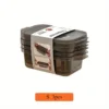 3-Piece Reusable Food Storage Box – Transparent & Sealed
